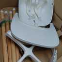 Lalo The Chair Convertible 3-in-1 High Chair for Babies & Toddlers, Dishwasher Safe Tray, Adjustable Footrest, Coconut