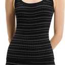 Theory Women's Contrast Sh Tank (Black, M)