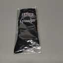 Funny Dad Uncle Grandpa Socks, Black Crew Socks for Family Men