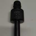 BONAOK Karaoke Microphone for Kids & Adults - Bluetooth Microphones Singing Mic with Disco Lights, Echo Effect, Built-in Speaker Portable Karaoke Player for Party Travel Gifts Q78(Black)