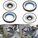 Front Axle Vaccum Knuckle Seal & Hub O-Ring & Dust Seals Compatible with 2005-2019 Ford Super Duty F250 F350 F450 F550 Dana Super 60