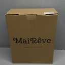 MaiRve Queen Comforter Set, Classic Plaid Farmhouse Bedding Sets 7 Pieces, Beige All Season Bed in A Bag with Sheets, Pillowcases & Shams