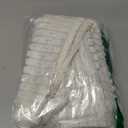 MIULEE Pack of 2 Corduroy Decorative Throw Pillow Covers 18x18 Inch Soft Boho Striped Pillow Covers Modern Farmhouse Home Decor for Sofa Living Room Couch Bed Cream White