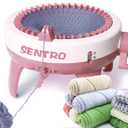 FYGAIN SENTRO Knitting Machine 40 Needles, Automatic Circular Knitting Crochet Machine for Kids/Adults
