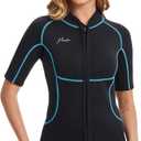 Hevto Wetsuit Top Women 3mm & Wet Suit Vest 2mm Neoprene Jacket for Surfing Swimming Paddle Boardinging Kayaking