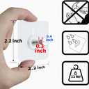 15 Pack No Drill Picture Hangers Without Nails 22lb Heavy Duty Sticky Hooks -Transparent Waterproof Wall Hangers, Removable Without Damage for Pictures/Shelves on Smooth Surfaces