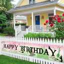 Pink And Green Movie Theme Birthday Banner, Magical Good And Bad Party Decor, Princess Girls Birthday Party Supply, Halloween Bday Banner