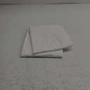 Royale Linens Full Flat Sheet - Ultra Soft Brushed 1800 Microfiber Flat Sheets Only - Wrinkle Free & Stain Resistant - Hotel Quality Top Sheet for Bed (Full, White)