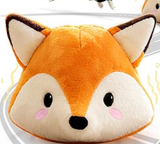 VYsTN Interactive Fox Puppy Toy for Anxiety & Boredom Relief Automatic Self Moving, Bouncing & Vibrating with Sound for Mental Stimulation | Rechargeable & Chew Resistant for All Breed Sizes