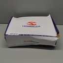 HOBIBEAR Kids Snow Boots Boys Girls Mid Calf Waterproof Warm Faux Fur Lined Insulated Winter Shoes Blue, 5.5 Big Kid