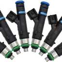 for Dodge Dakota, for Jeep Nitro Ram 1500 Liberty Raider 3.7 2004-2012, 6PCS 0280158020 Fuel Injector Nozzle 53032701AA RL032701AA