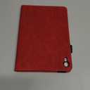 Case for iPad Mini 7 (A17 Pro) 2024 / iPad Mini 6 Case 2021, iPad Mini 6th Generation 8.3 inch PU Leather Cover Multi-Angle Viewing Folio Smart Case with Auto Sleep/Wake- Red