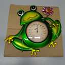 Decorative Frog Wall Thermometer - Waterproof Indoor/Outdoor Temperature Gauge for Patio, Garden, Porch, Easy to Read, No Battery Needed