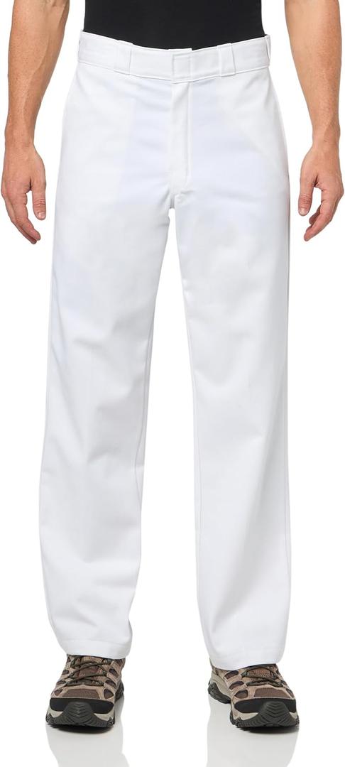 Dickies Men's Original 874 Work Pants (34W x 30L, White)