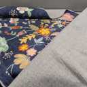 3x10 Long Hallway Runner Rug: Washable Wide 10ft Floral Low-Pile Carpet for Entryway Kitchen Non Slip Soft Living Room Bedroom Floor Mat Cute Area Rugs for Nursery Farmhouse Home Decor(3x10/Purple)