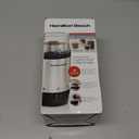 Hamilton Beach Custom Grind Electric Coffee Grinder for 4-14 Cups, One-Press Hand-Free Operation with Auto Shutoff, Removable Grinding Bowl For Easy Pour and Clean, Stainless Steel (80406)