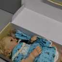 JIZHI Lifelike Reborn Baby Dolls - 18 Inch Realistic-Newborn Baby Dolls Blond Girl Handmade Real Life Baby Dolls with Clothes for Kids Age 3+