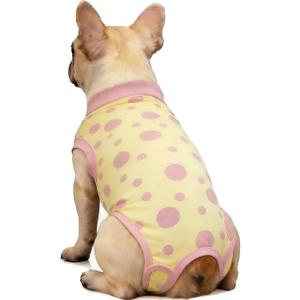 Dog Surgery Recovery Suit After Spay - Dogs Cone Alternative Onesie with Pee Hole, Breathable Anti Licking Neuter Post Surgical Dog Recovery Suit