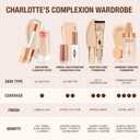 Charlotte Tilbury Unreal Skin Tint & Sheer Glow Hydrating Foundation Stick - Cream Foundation Makeup with Sheer-to-Light Coverage & a Buildable Formula - Blurring, Smoothing & Nourishing