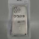 Misscase for iPhone 16 Pro Case with Privacy Screen Protectors,[Camera Lens Protector] Clear Magnetic Luxury Plating Case Compatible with MagSafe Elegant Anti-Scratch Case Cover Silver