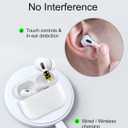 2 x RockMax for AirPods 4 SkinPersonalized Rose Stickers for Air Pods 4th Gen, Compatible with AirPod Case 2024, Durable Tattoo Wrap, Easy to Identify