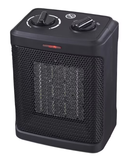 Profusion Heat 1500 -Watt Ceramic Compact personal Indoor Electric Space Heater with Thermostat