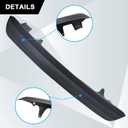 SecosAutoparts Bumper Cover Rear Lower Compatible with Toyota Highlander 2011 2012 2013 Replace# 521690E050, TO1115102