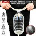 16Pack Mouse & Insect Glue Trap,Mouse Traps Indoor for Home,Adhesive Bugs Roach Spider Insect Traps,Sticky Pest Control Adhesive Tray,Bulk Glue Traps for Mice