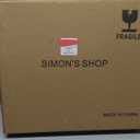 SIMON'S SHOP 11x14 Picture Frame Matted for 8x10 Photo, Vintage Style Poster Frames 11x14, White with Gold Accents Wall Mounting Gallery Wall Dcor