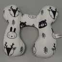 KAKIBLIN Baby Travel Pillow for Head and Neck Support Pillow for Pushchair,Car Seat,Travel(Bear)
