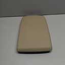 Osompar Center Console Armrest Cover Beige Compatible with Toyota Highlander 2008-2013 PU Leather Arm Rest Box Lid Middle Console Cover