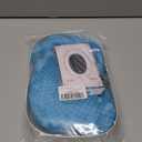 Sky Blue Wig with Bangs Short Light Blue Bob Wig Wavy Curly Wigs Synthetic Hair Wigs (Small Size)