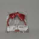 Kiszu Sparkly Sequin Hair Bow Headband for Girls, Kids, and Toddlers - Fashion Cute Boutique Style Hair Accessory - 1 Piece (Christmas Red)