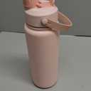 POWCAN 32 oz Insulated Water Bottle with 2-in-1 Straw and Spout Lid, Keep Cold 24H, Leak-Proof, BPA-Free, Double Wall Stainless Steel Water Bottle for Sports, Gym, Travel, and School (Cotton Candy)