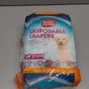 Simple Solution Disposable Female Dog Diapers, Absorbent Leak Proof Protection for Incontinence, Puppy Training, Heat Cycle, Travel, and Housebreaking, Large/XL Dogs, 1827 Inch Waist, 12 Count