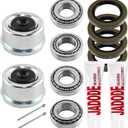 Trailer Wheel Bearing Kit,25580 14125A Bearings,21333TB/10-10 & 22333TB/10-36 Seal for 5200 6000 7000 lbs Trailer Axles, Trailer Bearings Kits