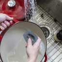 Lodge Enameled Cast Iron & Ceramic Stoneware Cleaner Care Kit - Set Includes 11oz Cleaner, Black Pan Scraper, Scrub Brush, Package of Pot Protectors, and Use & Care Booklet - 5 Piece Set