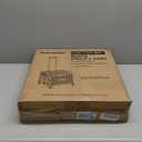 MACOPRO Folding Utility Cart Portable Rolling Crate Handcart Shopping Trolley Collapsible Tool Box, with Lid, Basket on 4 Rotate Wheels, for Grocery, Office, Luggage, Teacher (Black)