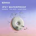 EZVALO Karaoke Machine, Portable Bluetooth Shower Speaker with 2 Wireless Microphones and Lights for Adults, Birthday Gifts for Girls Family Home Party