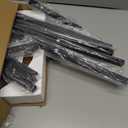 Plant Stand Indoor 6 Tier 9 Potted Multiple Flower Pot Holder for Patio Garden Balcony Living Room Corner (6 Tier Black+Rustic Brown)