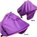 Summer Baby Strollers Awning Sunshade Pram Sun Shade Cover UPF50+ Sun Cover for Pushchair Buggy UV Protection Sun Visor Toddler Blackout Blind with Viewing Window Pockets Windproof Rain Cover Canopy