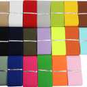 2 inch Knit Elastic Band for Sewing Waistband 20 Yards Colored Wide Elastic Binding Tape Thick Elastic Stretch Elastic Ribbing Fabric for Neckline Stretchy Elastic Strap for Pants-Skirts- DIY Craft (Multi-color 310)