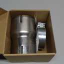 Peastorm 3 to 3.5 Inch Exhaust Adapter, 3" ID to 3.5" ID Exhaust Reducer Connector Pipe with Clamp