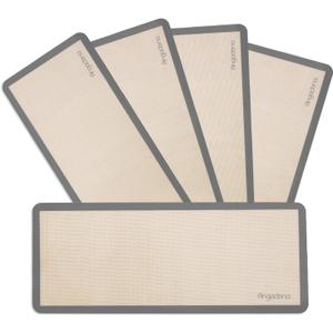 5 pcs Silicone Baking Mats For Harvest Right Freeze Dryer Medium Size Trays (Gray, M - Medium)