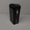 Cand 14 L Small Plastic Trash Can, Slim Swing Lid Trash Bins(Black)