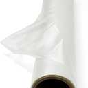 H.B.I. Products Wash Away Water Soluble Embroidery Stabilizer & Topping Roll 12" x 15 Yards, Clear Dissolving Film for High-Pile Fabrics, Machine & Hand Embroidery