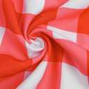 LQSZ Girls Dresses Plaid Smocked Dress Girls' Short Sleeve Summer Dresses for Kids 2-12Y (Red)