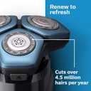 Philips Norelco Genuine SH71/52 Shaving Heads Compatible with Norelco Shaver Series 5000 Angular and 7000, Latest Version for Refreshed RQ12/70, RQ12/60, SH60/70, and SH70/70
