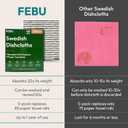 FEBU Swedish Dishcloths for Kitchen | 5 Pack Fresh Flowers Reusable Paper Towels Washable | Swedish Dish Towels | Non-Scratch Cellulose Sponge Cloths | No Odor, Biodegradable Cleaning Cloths