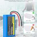10.8V 4.5Ah Lithium Replacement Battery for Shark Vacuum Battery 10.8V XBT1106N SV1110 SV1110N SV11O6N SV1106N SV116N Freestyle Navigator Cordless Stick Cleaner